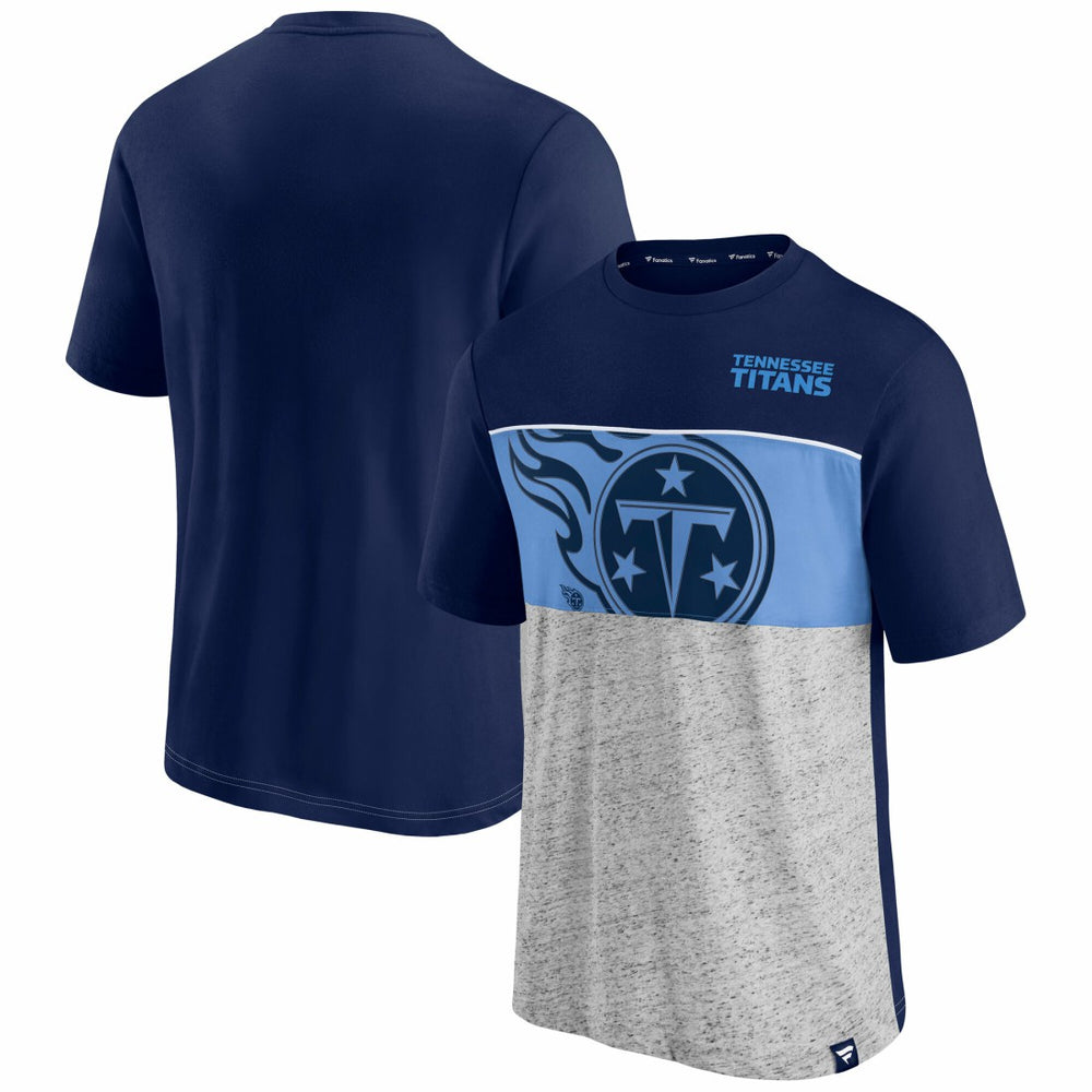 Tennessee Titans Colorblock T-Shirt - Navy online