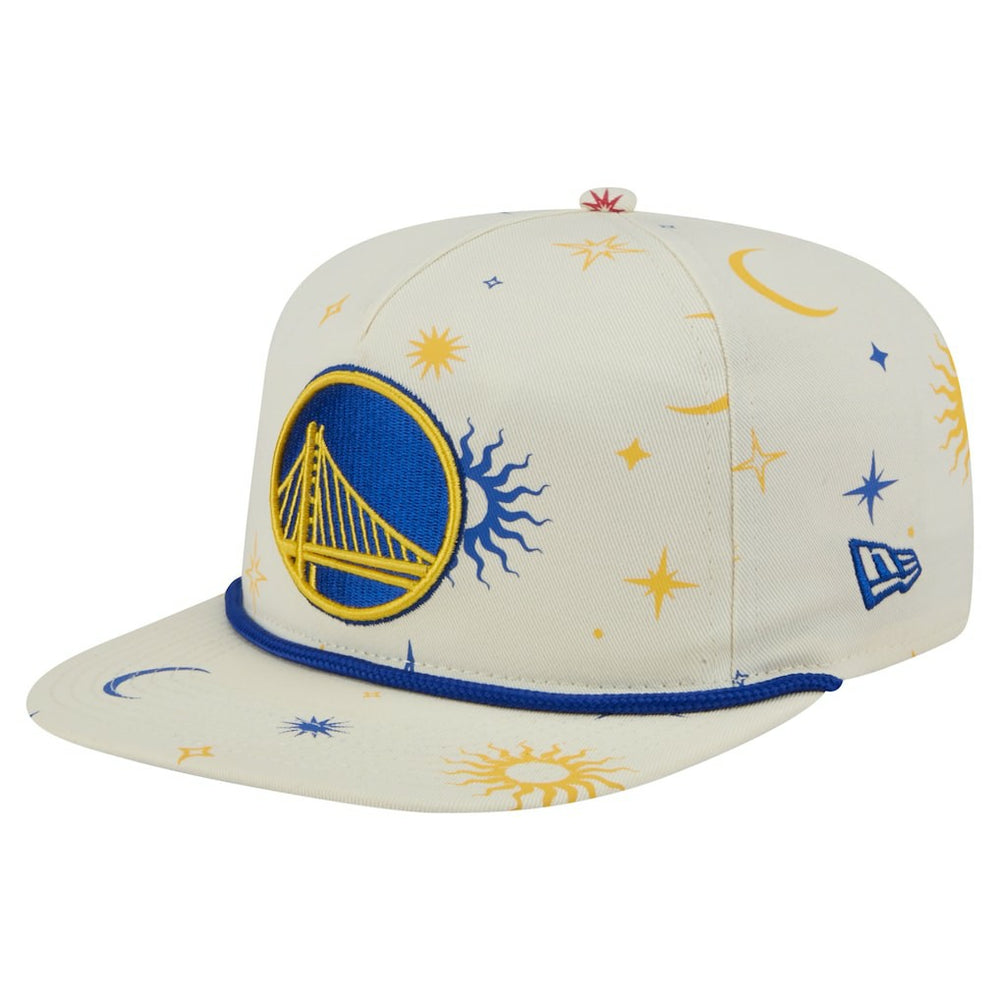 Golden State Warriors Lunar Golfer Snapback Hat sale - Cream | New Era for sale
