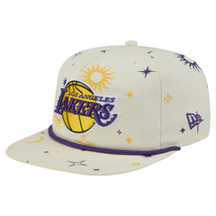 Los Angeles Lakers Lunar Golfer Snapback Hat - Cream | New Era discount