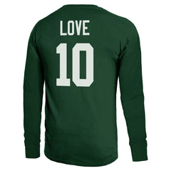 Jordan Love Green Bay Packers Majestic Threads Name & Number Long Sleeve T-Shirt - Green discount