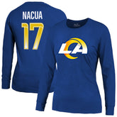 Puka Nacua Los Angeles Rams Majestic Threads Women's Player Name & Number Long Sleeve T-Shirt - Royal sale