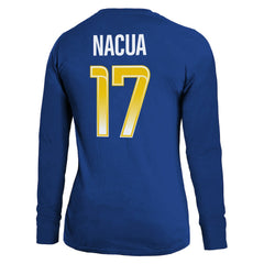 Puka Nacua Los Angeles Rams Majestic Threads Women's Player Name & Number Long Sleeve T-Shirt - Royal sale