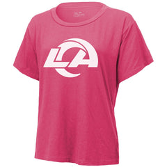 Puka Nacua Los Angeles Rams Majestic Threads Women's Name & Number T-Shirt - Pink discount