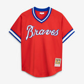 Dale Murphy Atlanta Braves Cooperstown Collection Mesh Batting Practice Jersey - Red | Mitchell & Ness