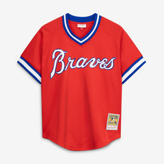 Dale Murphy Atlanta Braves Cooperstown Collection Mesh Batting Practice Jersey - Red | Mitchell & Ness