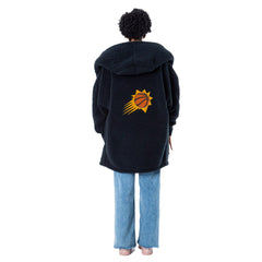 The Best Lounger in the World By Jill Martin Phoenix Suns Unisex Navy Oversized Open-Front Hoodie Sweater discount