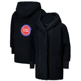 The Best Lounger in the World By Jill Martin Detroit Pistons Unisex Black Oversized Open-Front Hoodie Sweater cheap