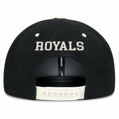 Kansas City Royals Pro Corduroy Structured Snapback Hat - Black | Nike