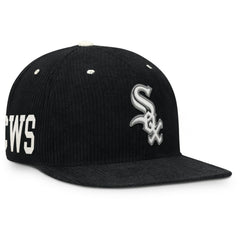 Chicago White Sox Pro Corduroy Structured Snapback Hat - Black | Nike