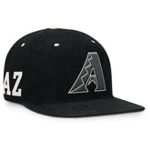 Arizona Diamondbacks Pro Corduroy Structured Snapback Hat - Black | Nike