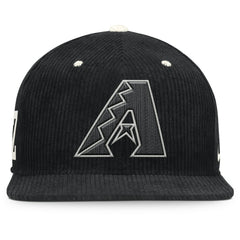 Arizona Diamondbacks Pro Corduroy Structured Snapback Hat - Black | Nike