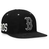 Boston Red Sox Pro Corduroy Structured Snapback Hat - Black | Nike