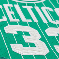 Larry Bird Boston Celtics x DANNIJO Women's Fashion Cropped Basketball Jersey - Kelly Green | Mitchell & Ness outlet