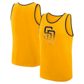 San Diego Padres Logo Athletic Unmatched Success Tank Top - Gold