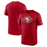 San Francisco 49ers Primetime Legend Logo Performance T-Shirt - Scarlet | Nike cheap