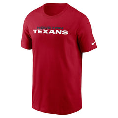 Houston Texans Primetime Wordmark Essential T-Shirt - Red | Nike sale