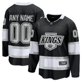 Los Angeles Kings Fanatics Home Breakaway Custom Jersey Black