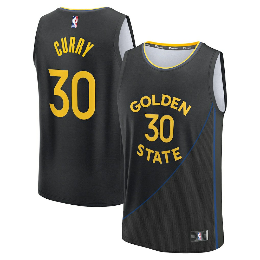 Stephen Curry Golden State Warriors Fast Break Replica Player Jersey sale - Statement Editi- Black | Fanatics shop