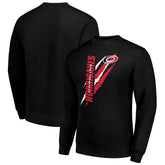 Carolina Hurricanes Starter Color Scratch Pullover Sweatshirt Black