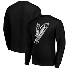 Los Angeles Kings Starter Color Scratch Pullover Sweatshirt Black