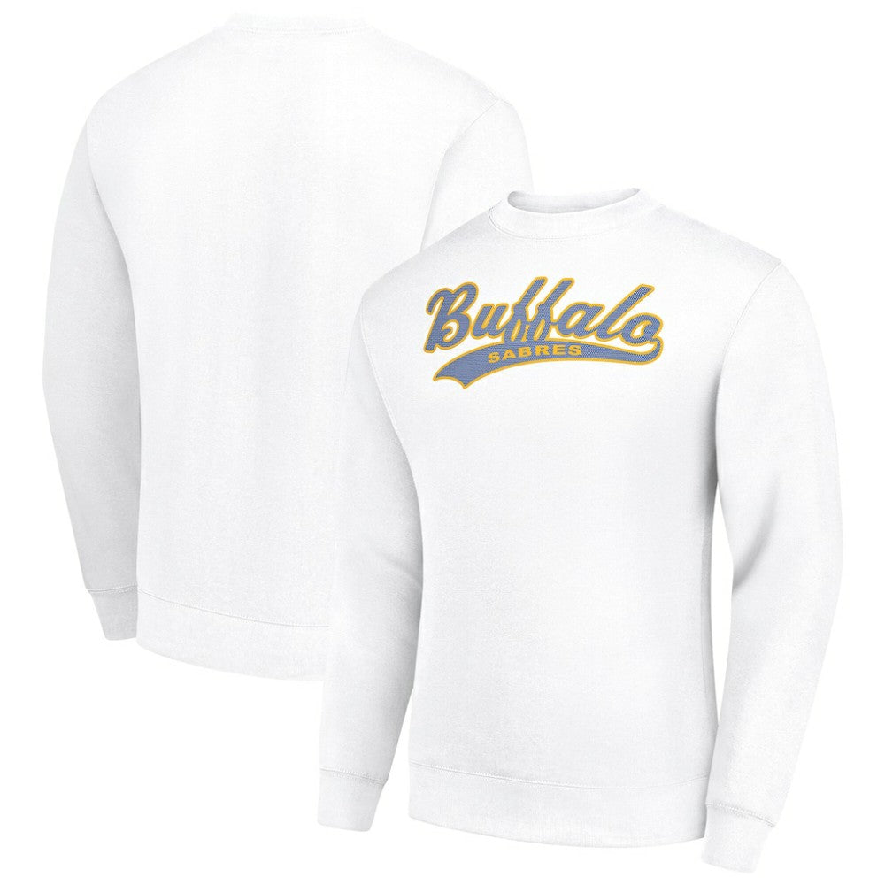 Buffalo Sabres Starter Tailsweep City Pullover Sweatshirt White