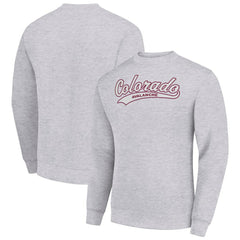 Colorado Avalanche Starter Tailsweep City Pullover Sweatshirt Heather Gray