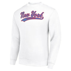 New York Rangers Starter Tailsweep City Pullover Sweatshirt White