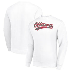 Ottawa Senators Starter Tailsweep City Pullover Sweatshirt White