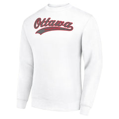 Ottawa Senators Starter Tailsweep City Pullover Sweatshirt White