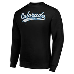 Colorado Avalanche Starter Tailsweep City Pullover Sweatshirt Black