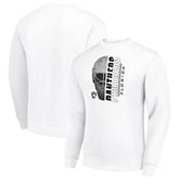 Florida Panthers Starter Half Helmet Team Logo Pullover Sweatshirt White