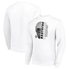Florida Panthers Starter Half Helmet Team Logo Pullover Sweatshirt White