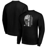 Colorado Avalanche Starter Half Helmet Team Logo Pullover Sweatshirt Black
