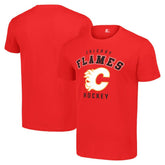 Calgary Flames Starter Logo T-Shirt Red