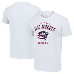 Columbus Blue Jackets Starter Logo T-Shirt White