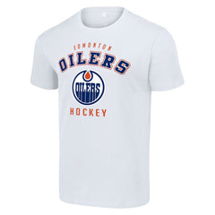 Edmonton Oilers Starter Logo T-Shirt White