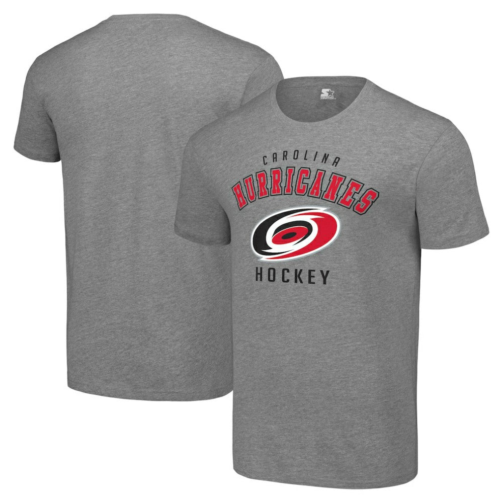 Carolina Hurricanes Starter Logo T-Shirt Heather Gray
