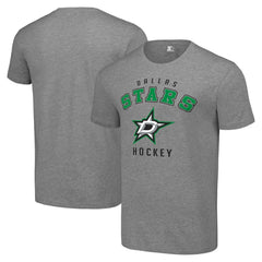 Dallas Stars Starter Logo T-Shirt Heather Gray