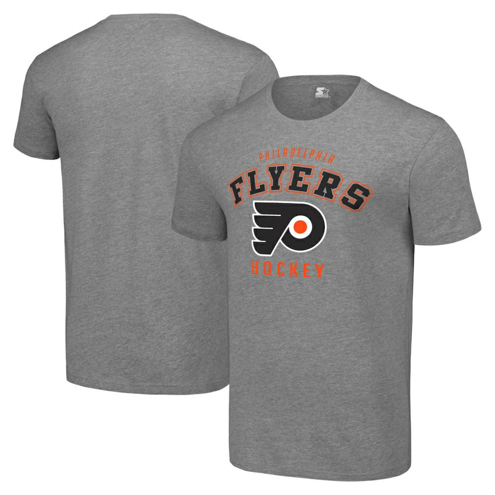 Philadelphia Flyers Starter Logo T-Shirt Heather Gray