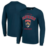 Florida Panthers Starter Logo Long Sleeve T-Shirt Navy