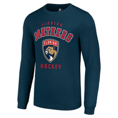 Florida Panthers Starter Logo Long Sleeve T-Shirt Navy