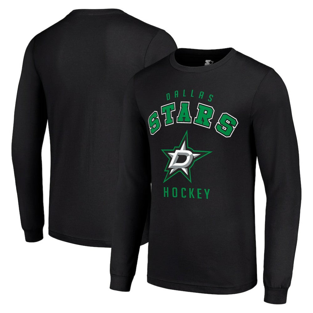 Dallas Stars Starter Logo Long Sleeve T-Shirt Black
