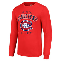Montreal Canadiens Starter Logo Long Sleeve T-Shirt Red