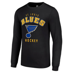 St. Louis Blues Starter Logo Long Sleeve T-Shirt Black