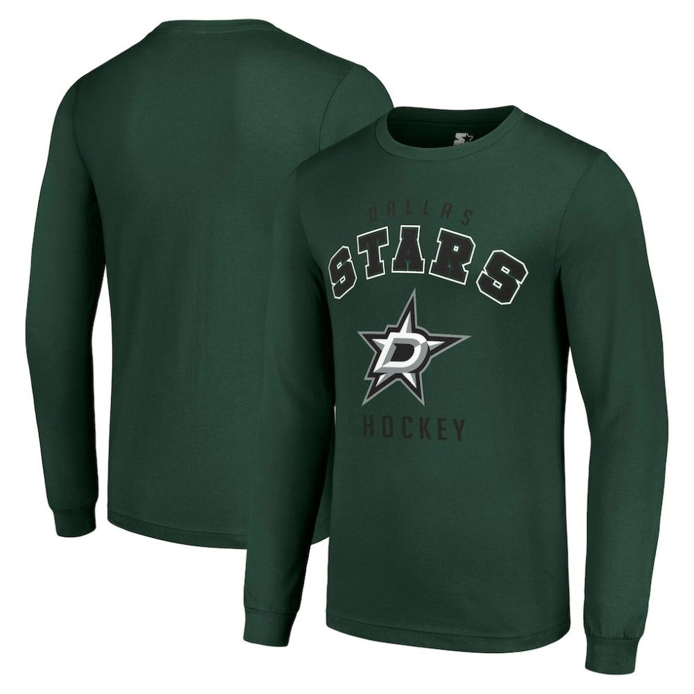 Dallas Stars Starter Logo Long Sleeve T-Shirt Military Green