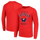 Washington Capitals Starter Logo Long Sleeve T-Shirt Red