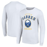 Buffalo Sabres Starter Logo Long Sleeve T-Shirt White
