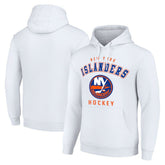 New York Islanders Starter Logo Pullover Hoodie White