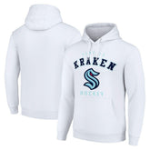Seattle Kraken Starter Logo Pullover Hoodie White