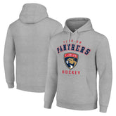 Florida Panthers Starter Logo Pullover Hoodie Heather Gray